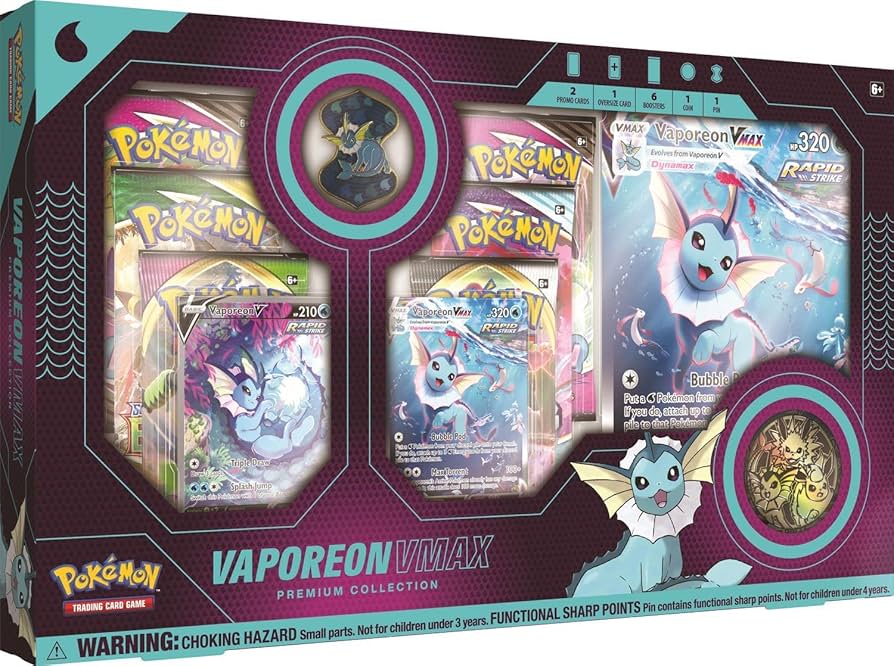 Vaporeon Vmax Premium Collection