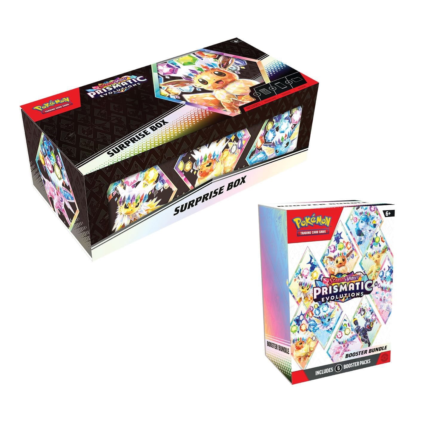 Prismatic Evolutions Suprise Box + Booster Bundle – WatsonTCG