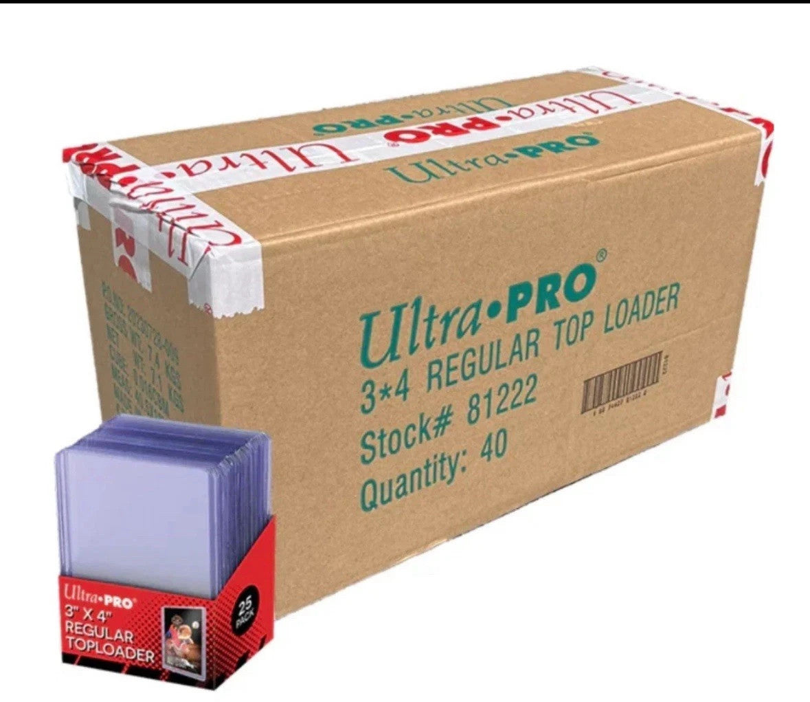 Ultra Pro Toploader Case - 40 ct 25 packs