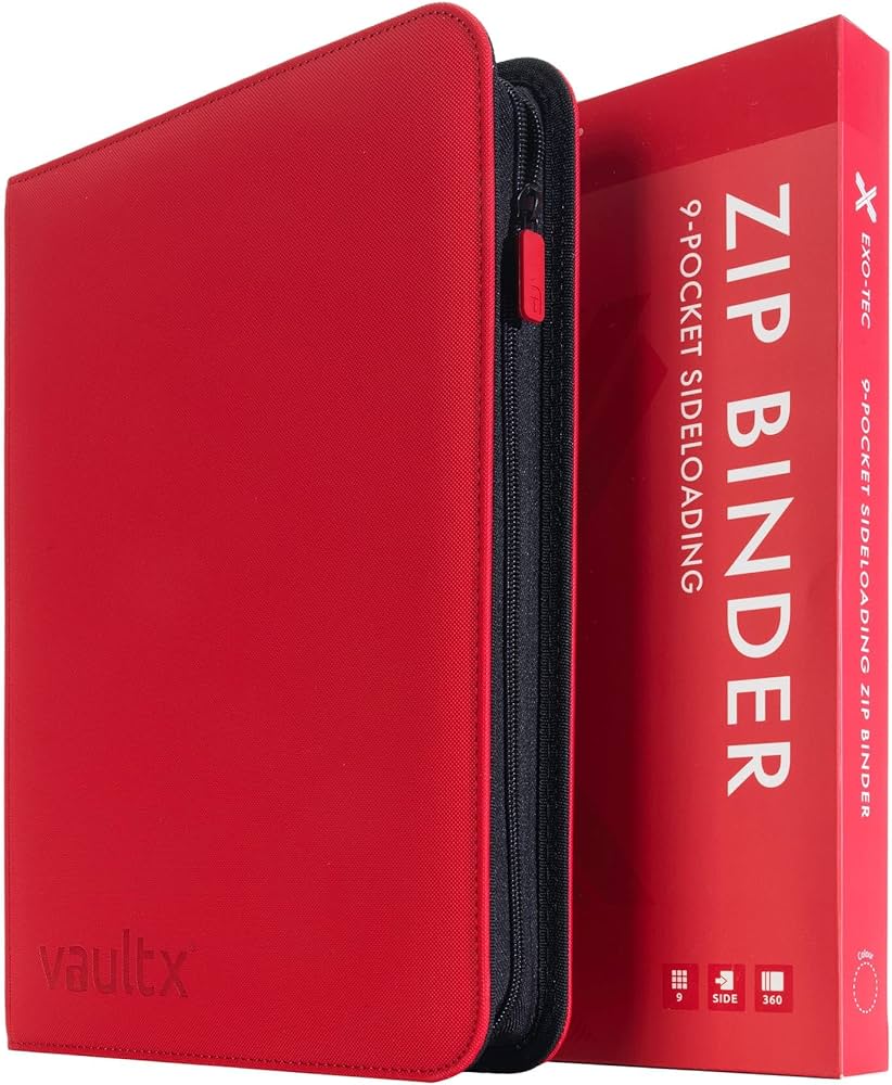 Vaultx 9 Pocket Zip Binder (Various Colors)