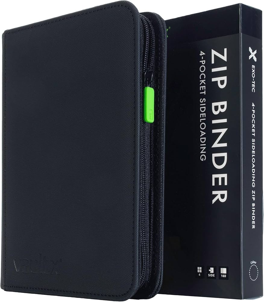 Vaultx 4 Pocket Zip Binder (Various Colors)