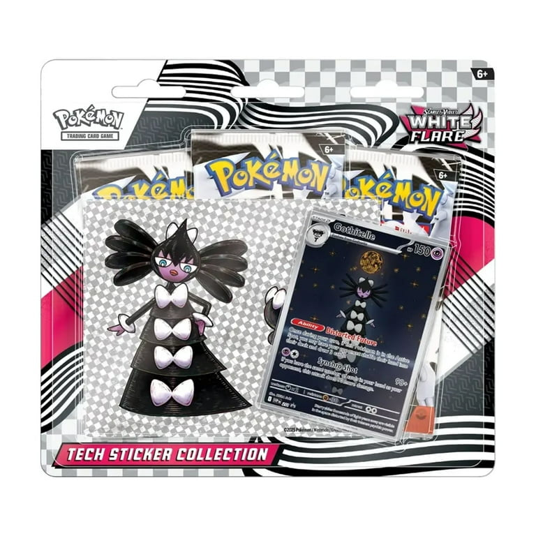 White Flare Tech Sticker Collection