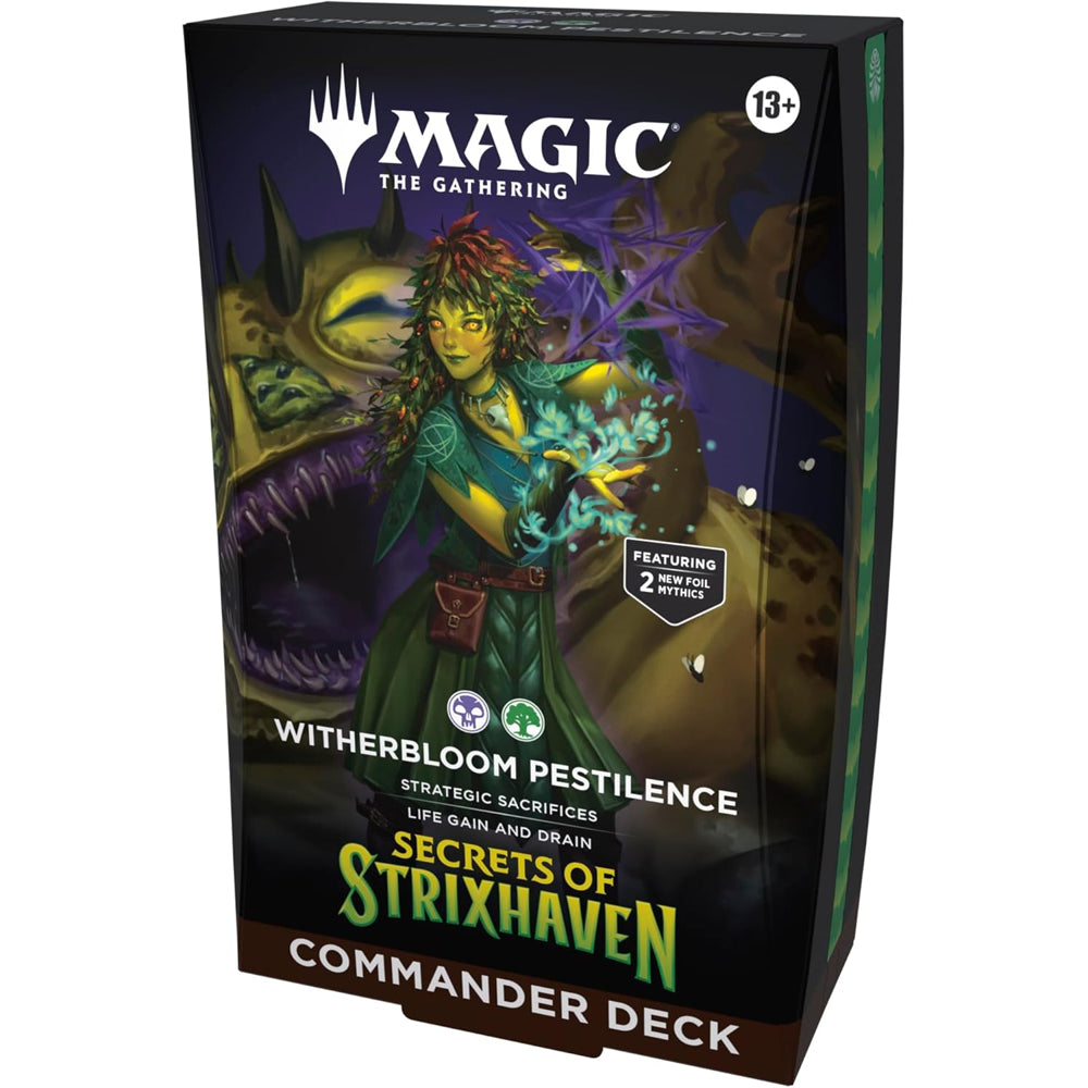 MTG: Secrets of Strixhaven Witherbloom Pestilence Commander Deck