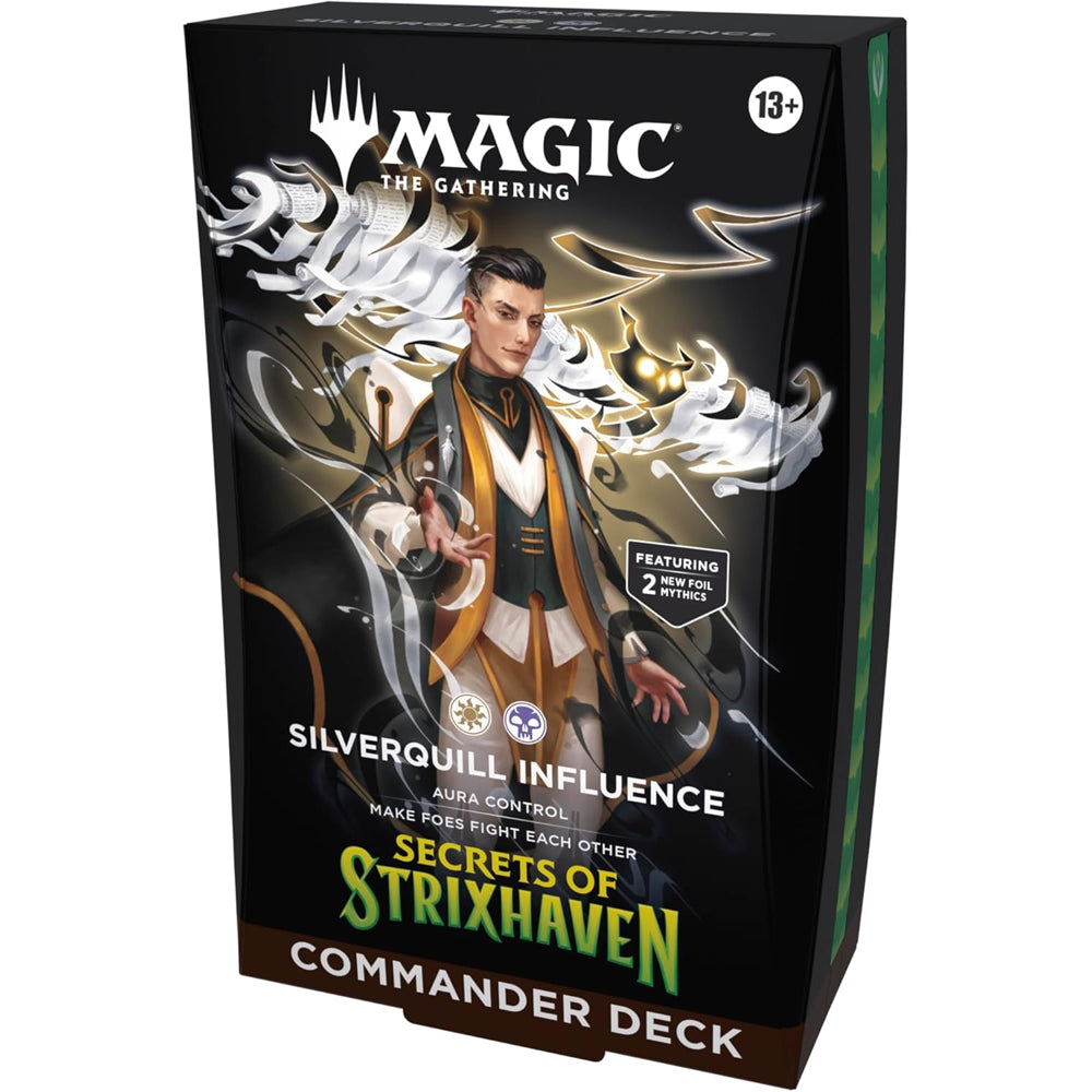 MTG: Secrets of Strixhaven Silverquil Influence Commander Deck