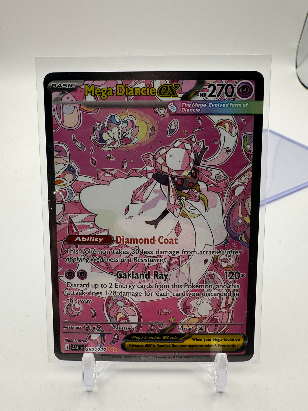 Mega Diancie ex 282/217 - NM