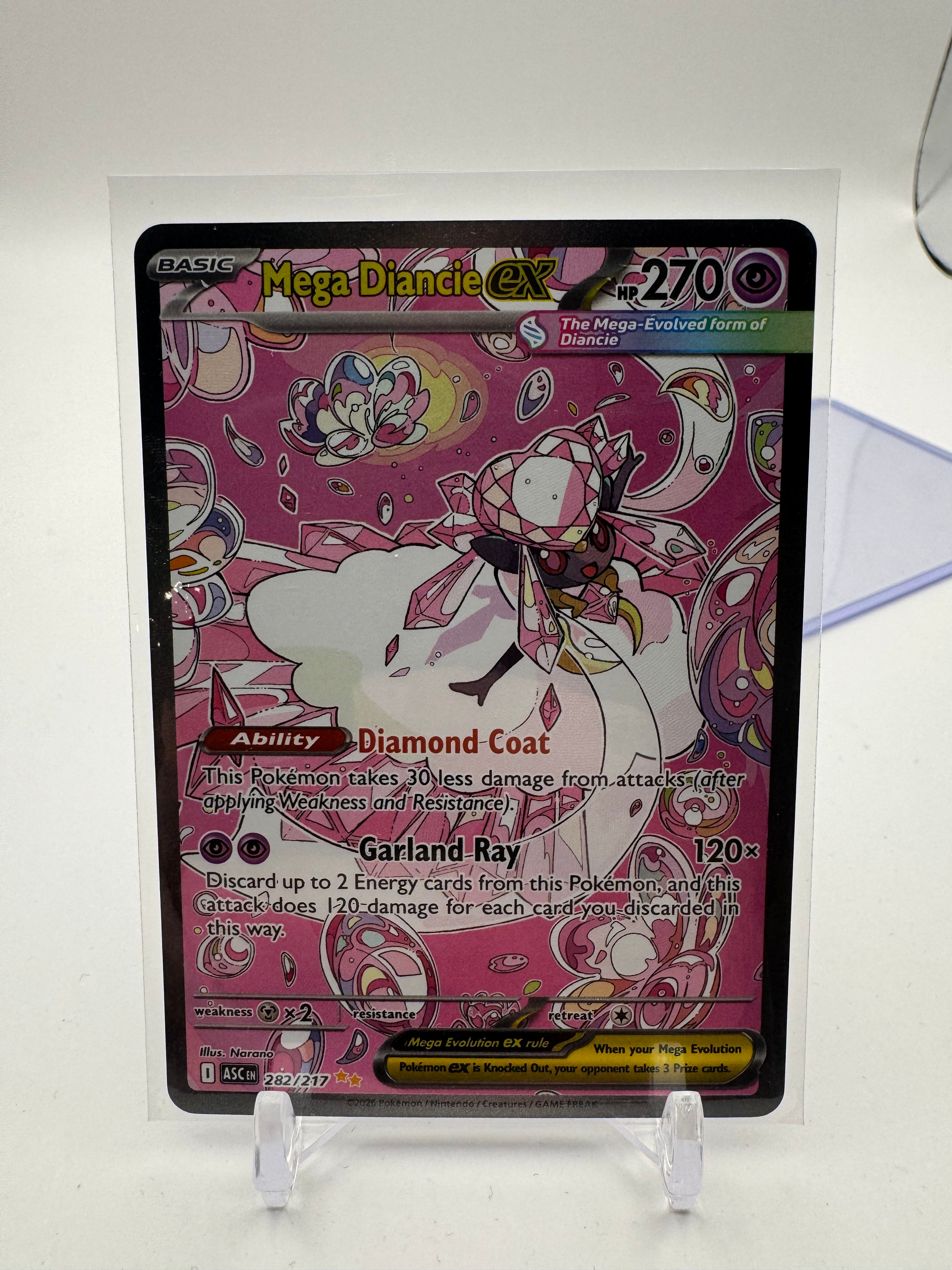 Mega Diancie ex 282/217 - NM