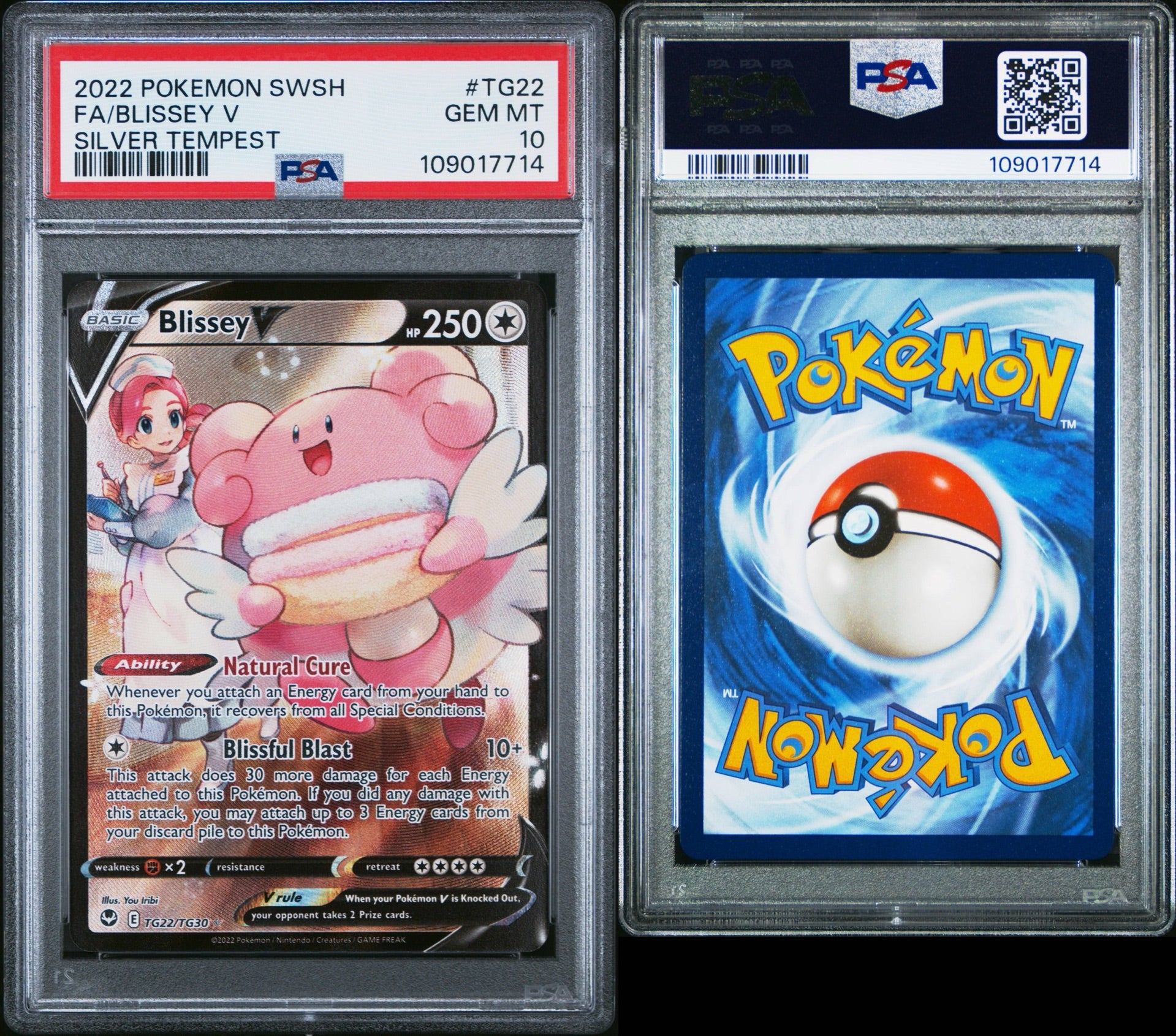 Blissey V TG22/TG30 - PSA 10