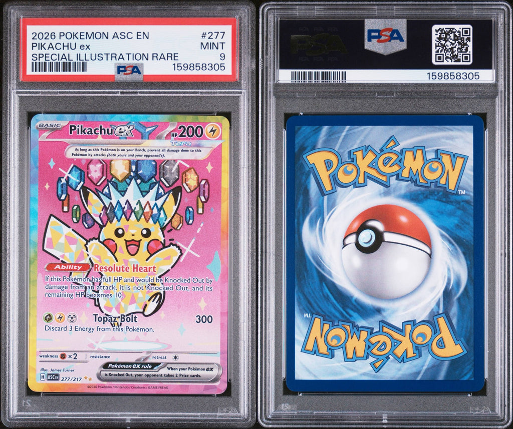 Pikachu ex 277/217 - PSA 9