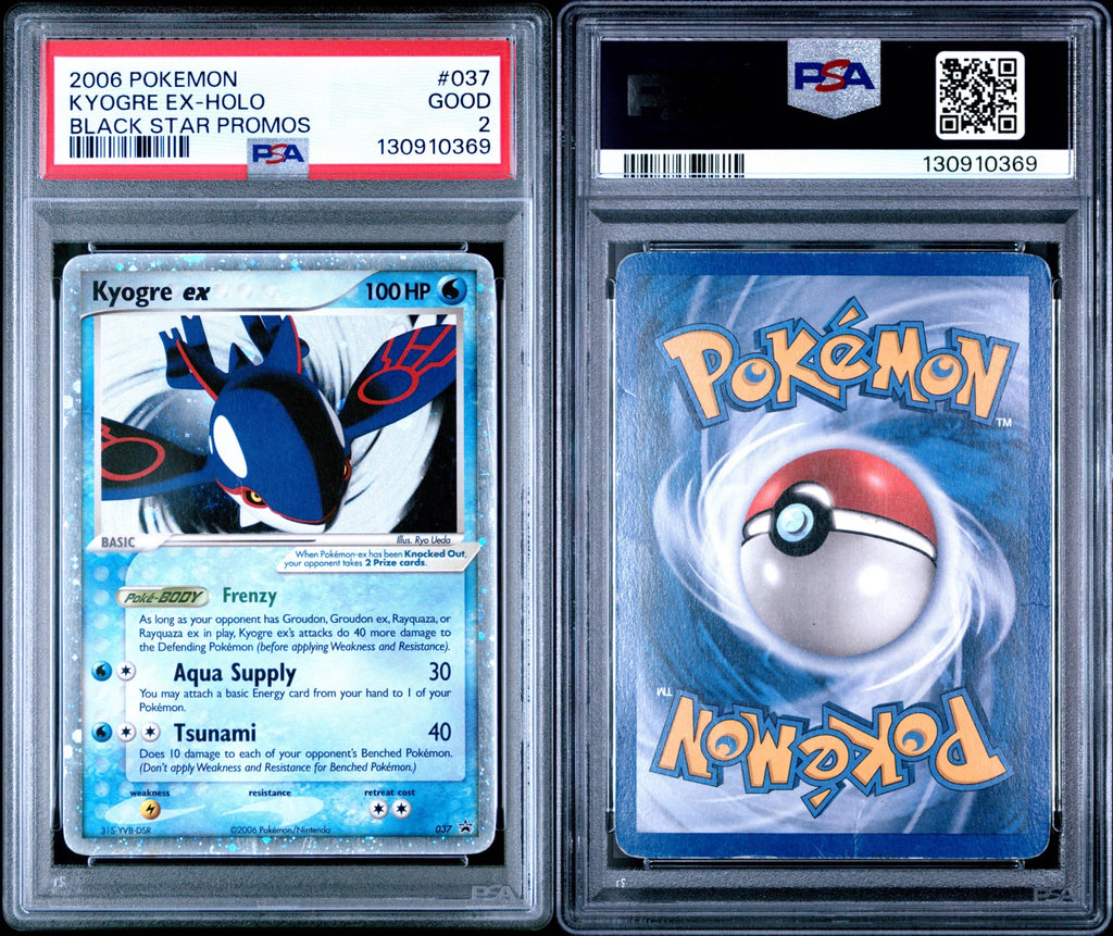 2006 Kyogre ex holo Black Star Promo - PSA 2