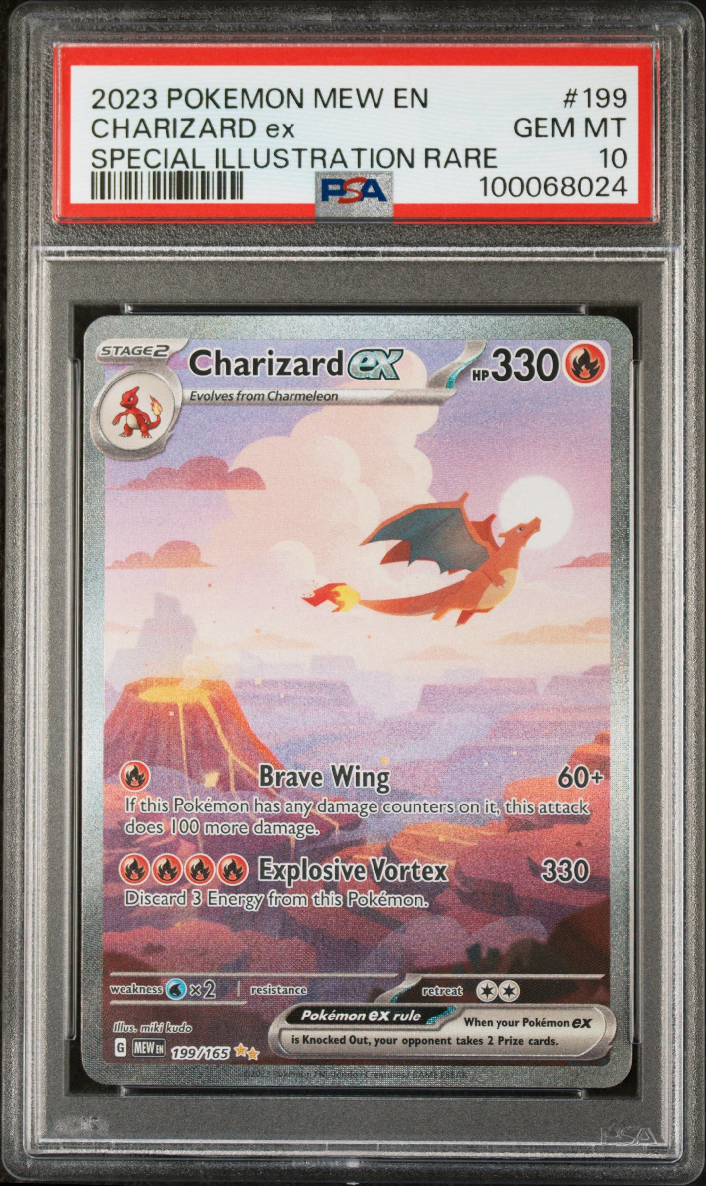 Charizard ex 199/165 - PSA 10
