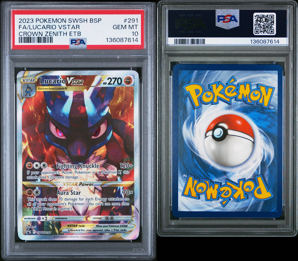 Lucario VStar SWSH291 Promo - PSA 10