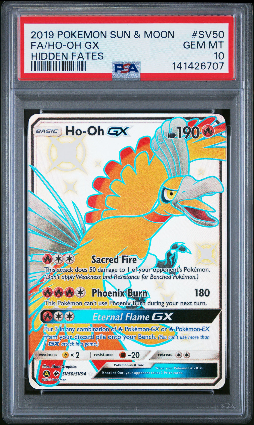 Ho-Oh GX SV50/SV94 - PSA 10
