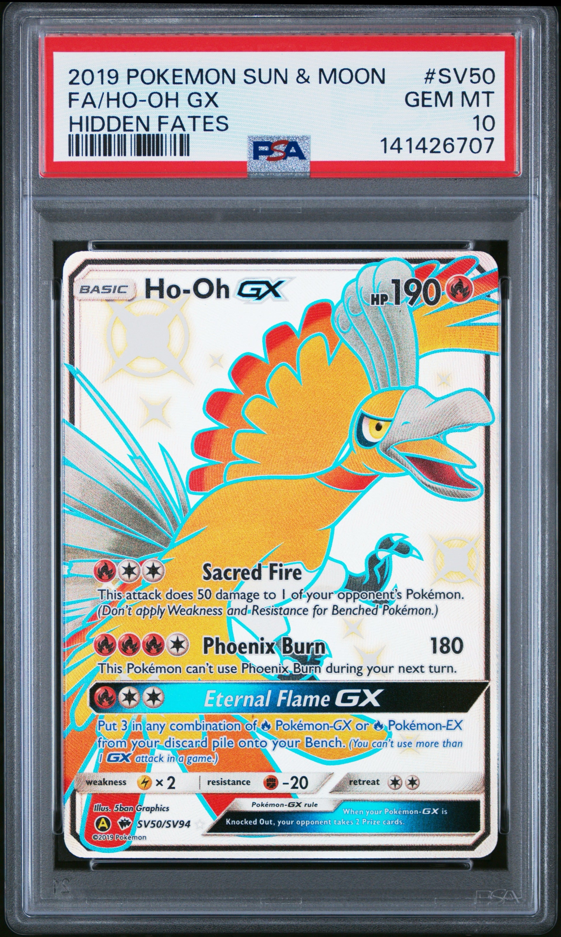 Ho-Oh GX SV50/SV94 - PSA 10