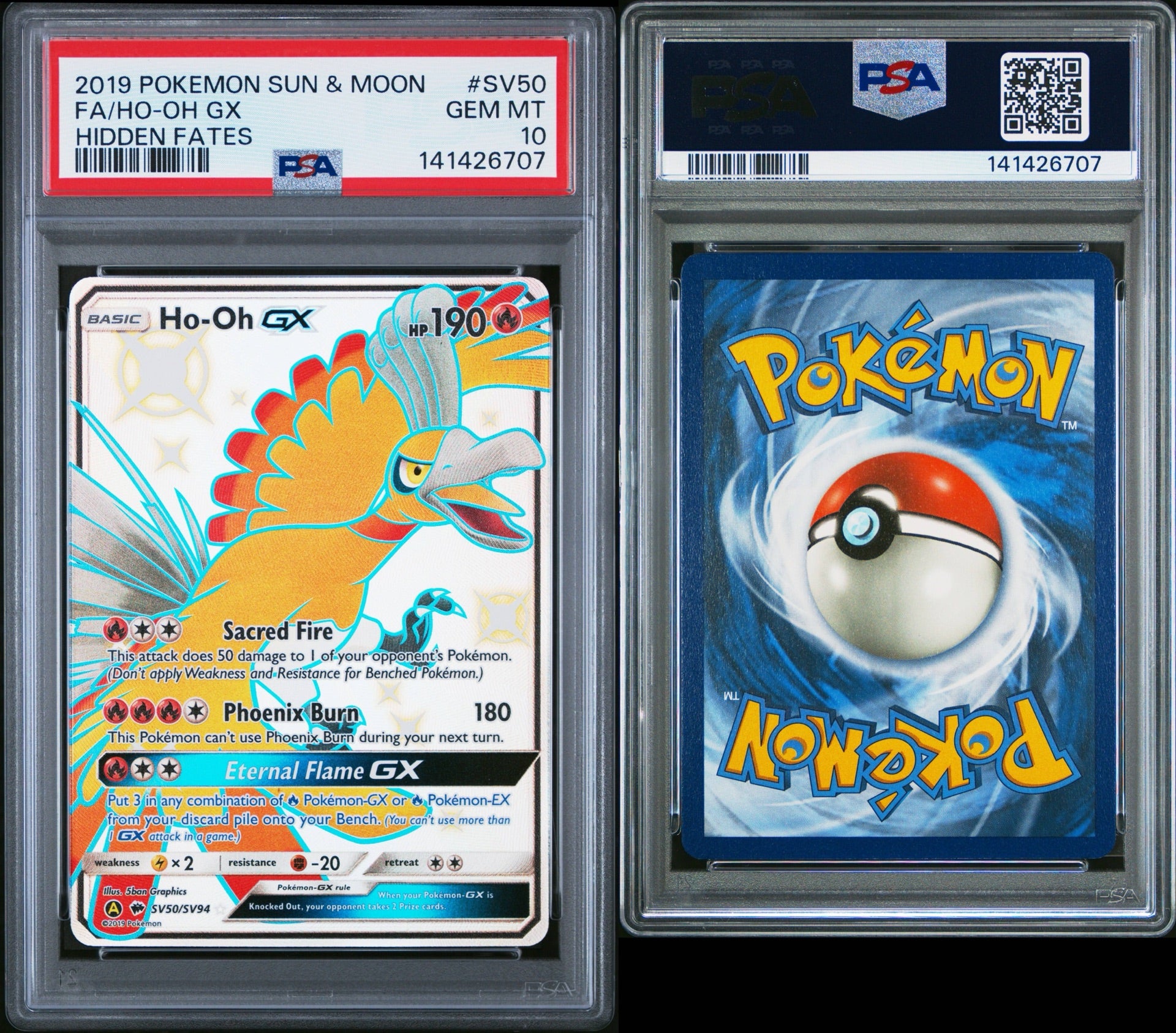 Ho-Oh GX SV50/SV94 - PSA 10