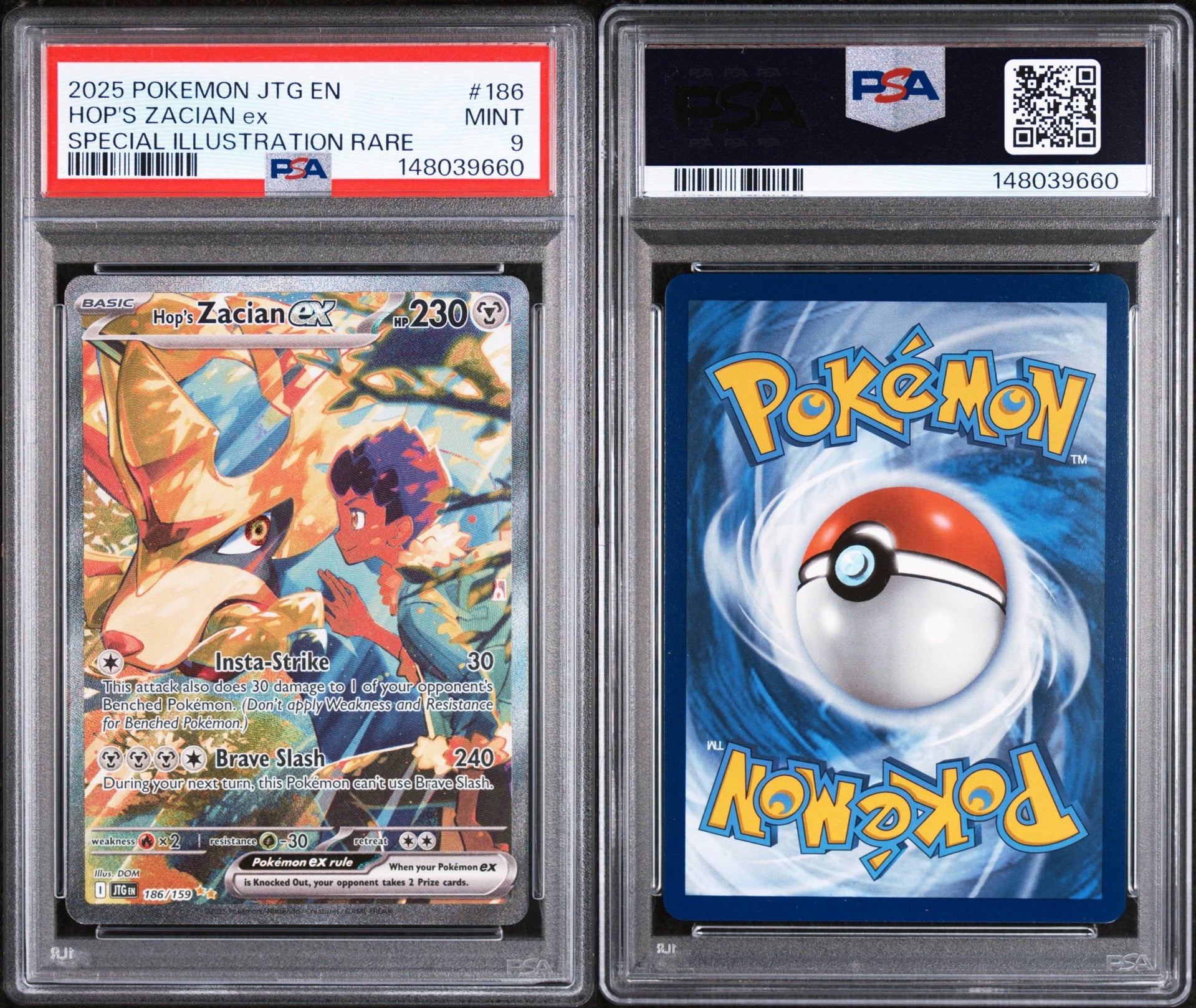 Hop’s Zacian 186/159 - PSA 9