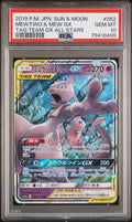 Mewtwo & Mew GX Tag Team JPN 052/173 RR - PSA 10