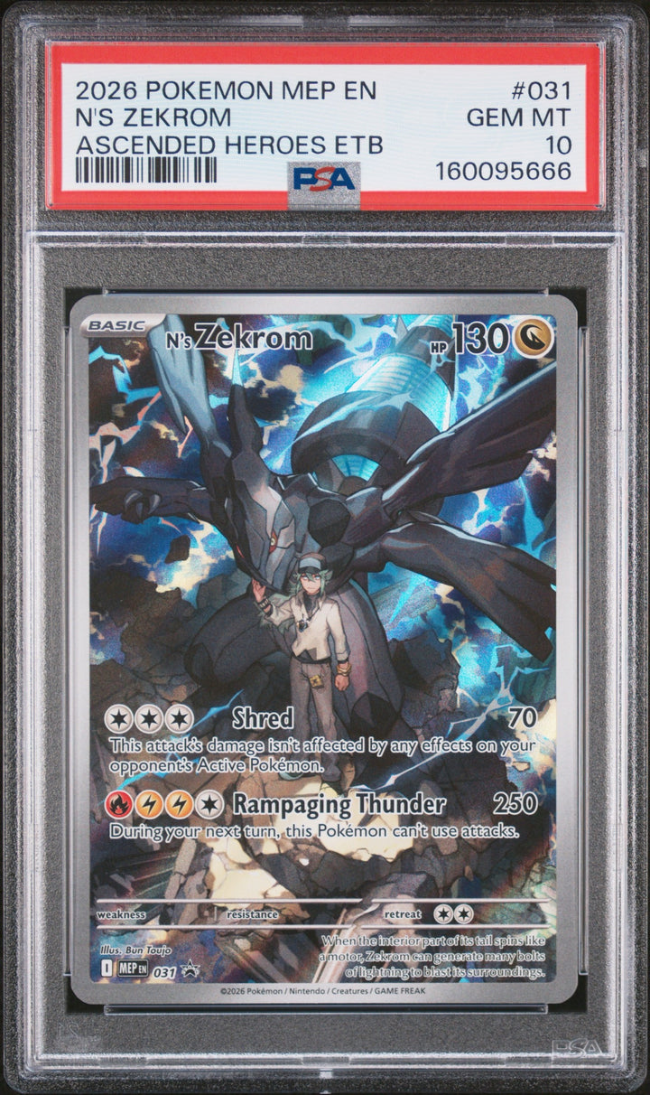 N’s Zekrom 031 Promo - PSA 10