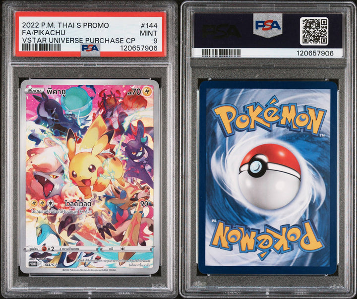 Pikachu VSTAR Universe Thai Promo 143/S-P - PSA 9