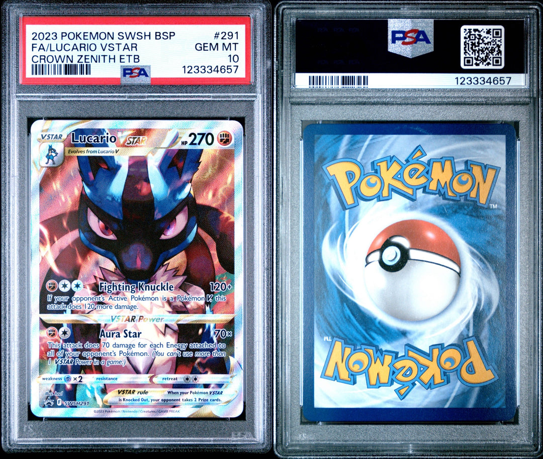 Lucario VSTAR SWSH291 - PSA 10