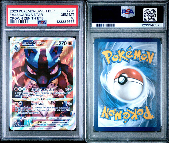Lucario VSTAR SWSH291 - PSA 10