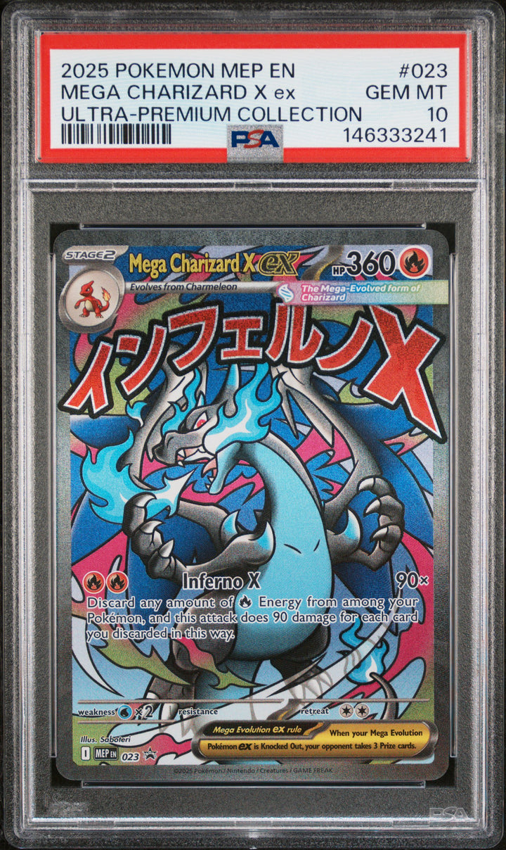 Mega Charizard X ex 023 Promo - PSA 10