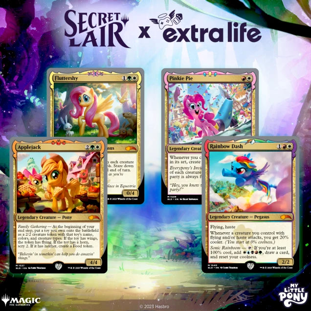 Secret Lair Drop Series: Ponies: The Galloping 2 Extra Life 2023