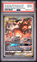 Reshiram & Charizard GX Tag Team SM201 - PSA 8