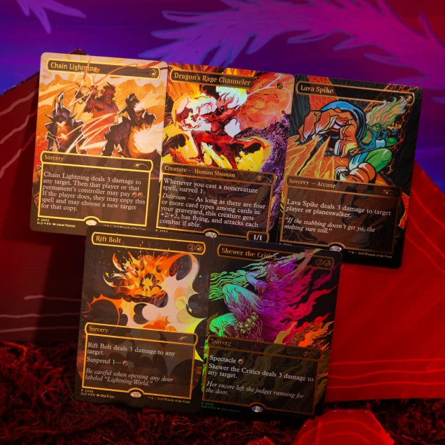 Secret Lair - EVERYTHING IS ON FIRE - Raised Foil Edition