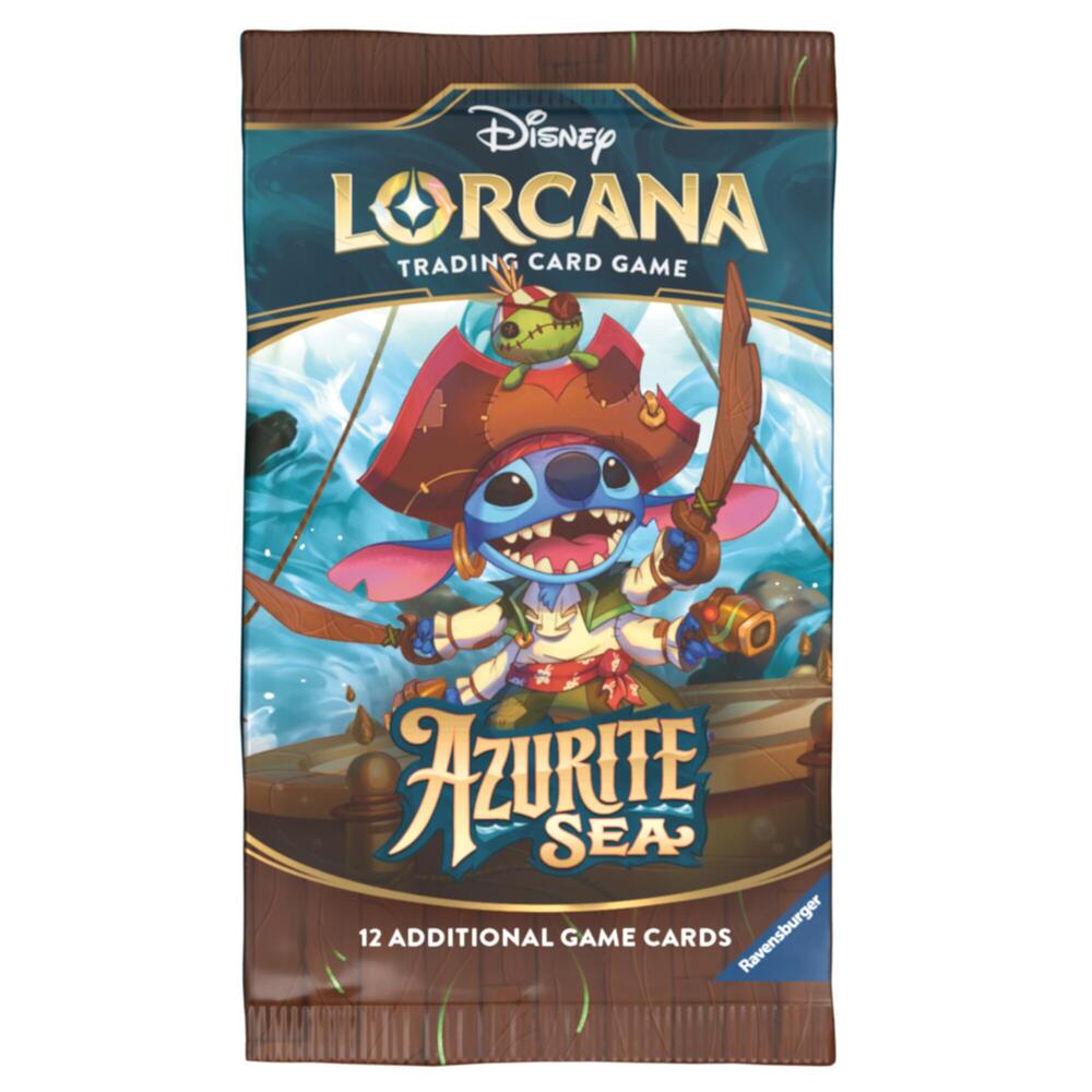 Azurite Sea Disney Lorcana Sleeved Booster Pack
