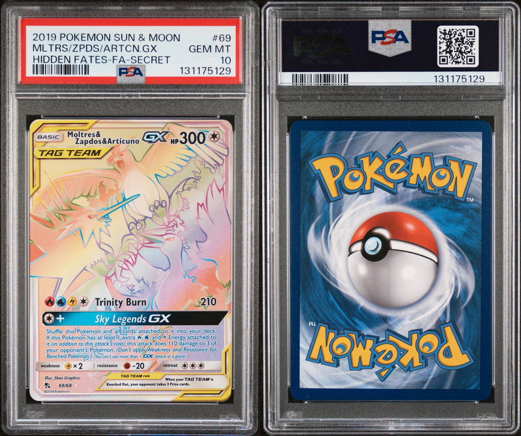 Moltres/Zapdos/Articuno 69/68 Secret - PSA 10