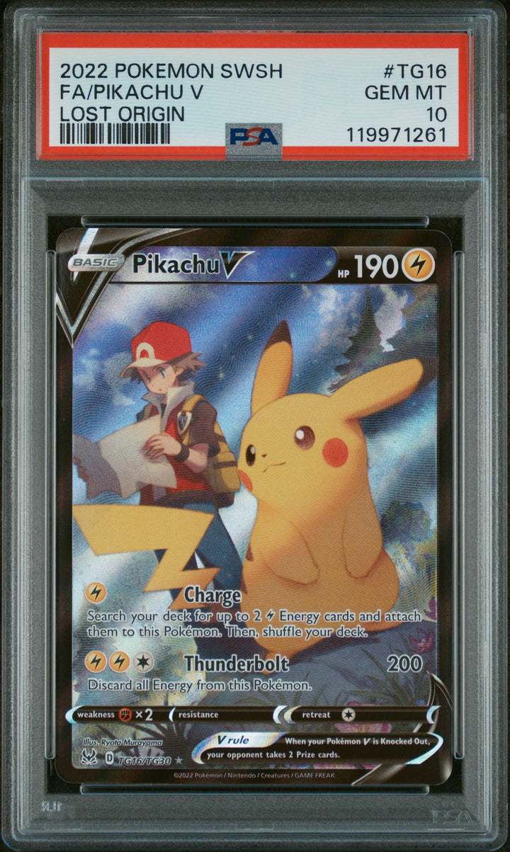 Pikachu V TG16/TG30 - PSA 10