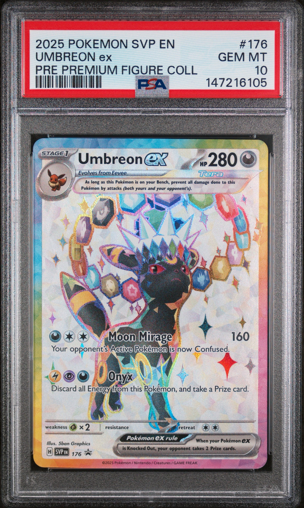 Umbreon ex 176 Promo - PSA 10