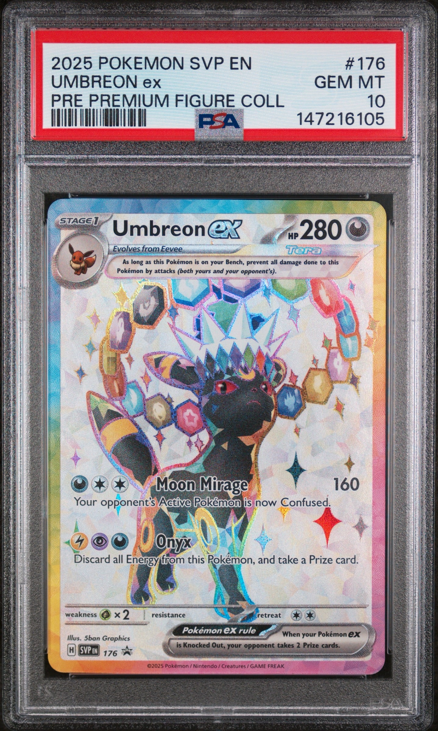 Umbreon ex 176 Promo - PSA 10