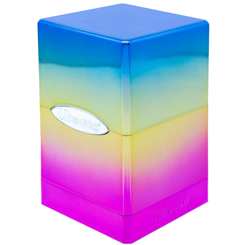 Ultra Pro Satin Tower Deck Box - High Gloss Rainbow