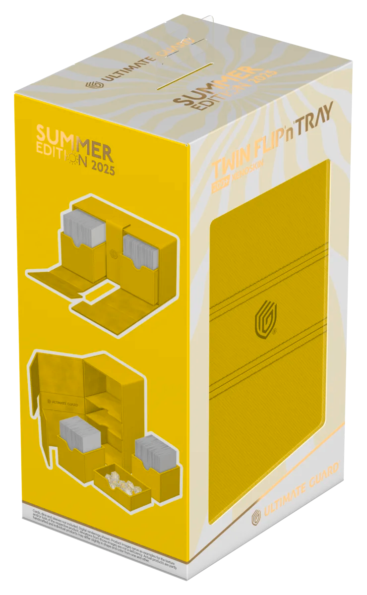 Ultimate Guard Twin Flip’n Tray 200+ Xenoskin Deck Box - 2025 Summer Edition Dandelion