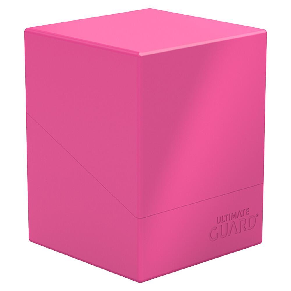 Ultimate Guard 100+ Solid Boulder Deck Box - Neon Pink