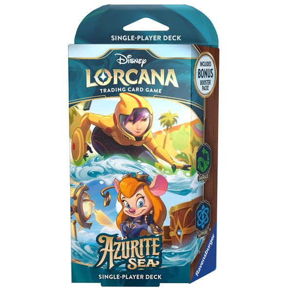 Lorcana: Azurite Sea Starter Deck - Emerald &amp; Sapphire