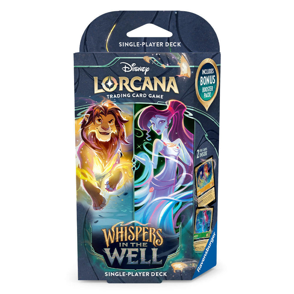 Lorcana: Whispers In The Well Starter Deck - Amber &amp; Emerald