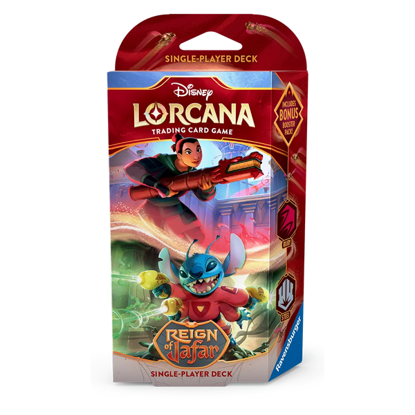 Lorcana: Reign Of Jafar Starter Deck - Ruby &amp; Steel