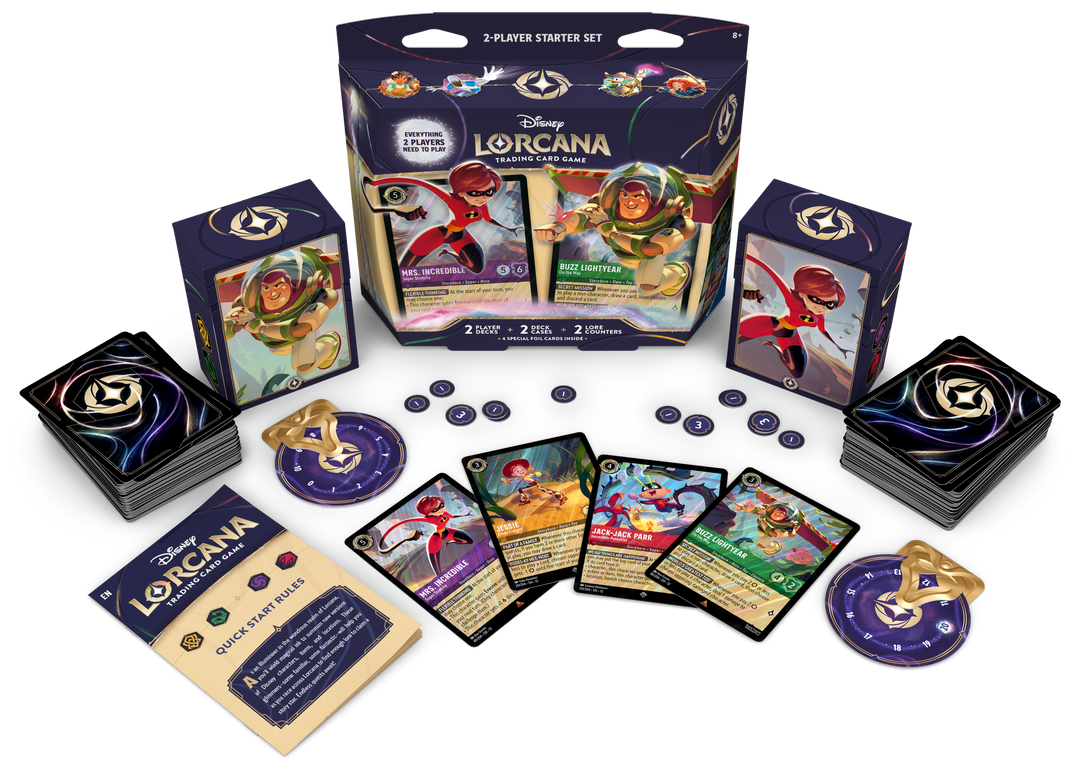 Lorcana: Wilds Unknown Starter Deck - Elastigirl &amp; Buzz Lightyear
