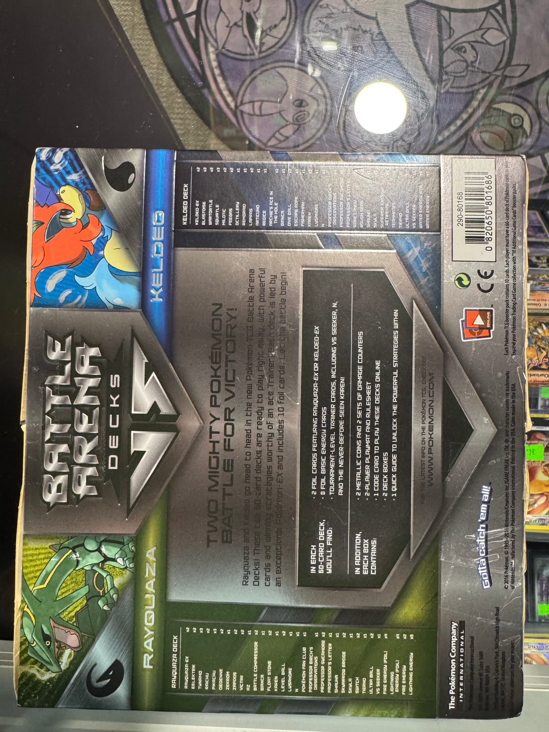 Battle Arena Decks: Keldeo ex Vs. Rayquaza ex