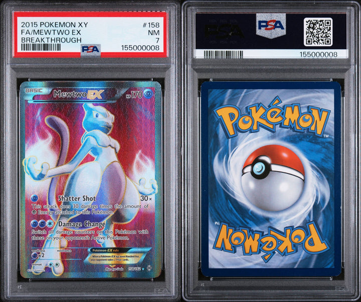 Mewtwo ex FA 158/162 - PSA 7