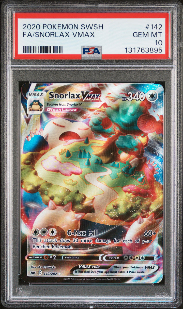 Snorlax Vmax 142/202 - PSA 10