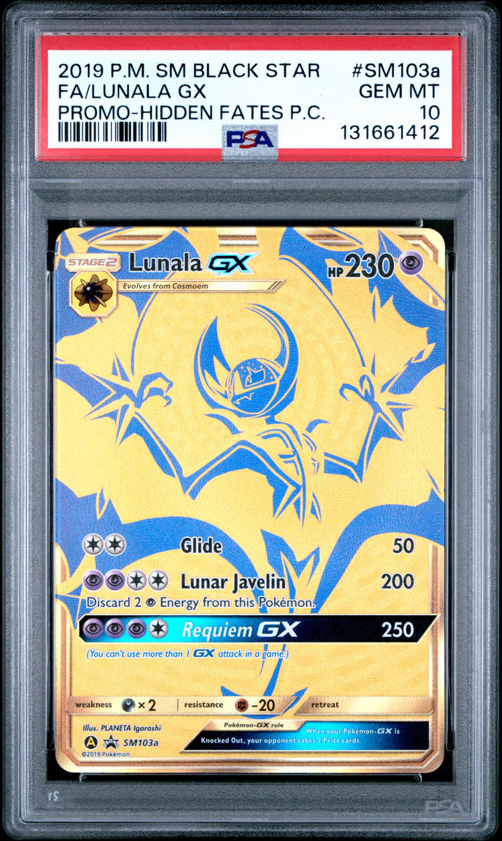 Lunala GX SM103a - PSA 10