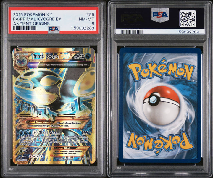 Ancient Origins XY Primal Kyogre ex 96/98 - PSA 8