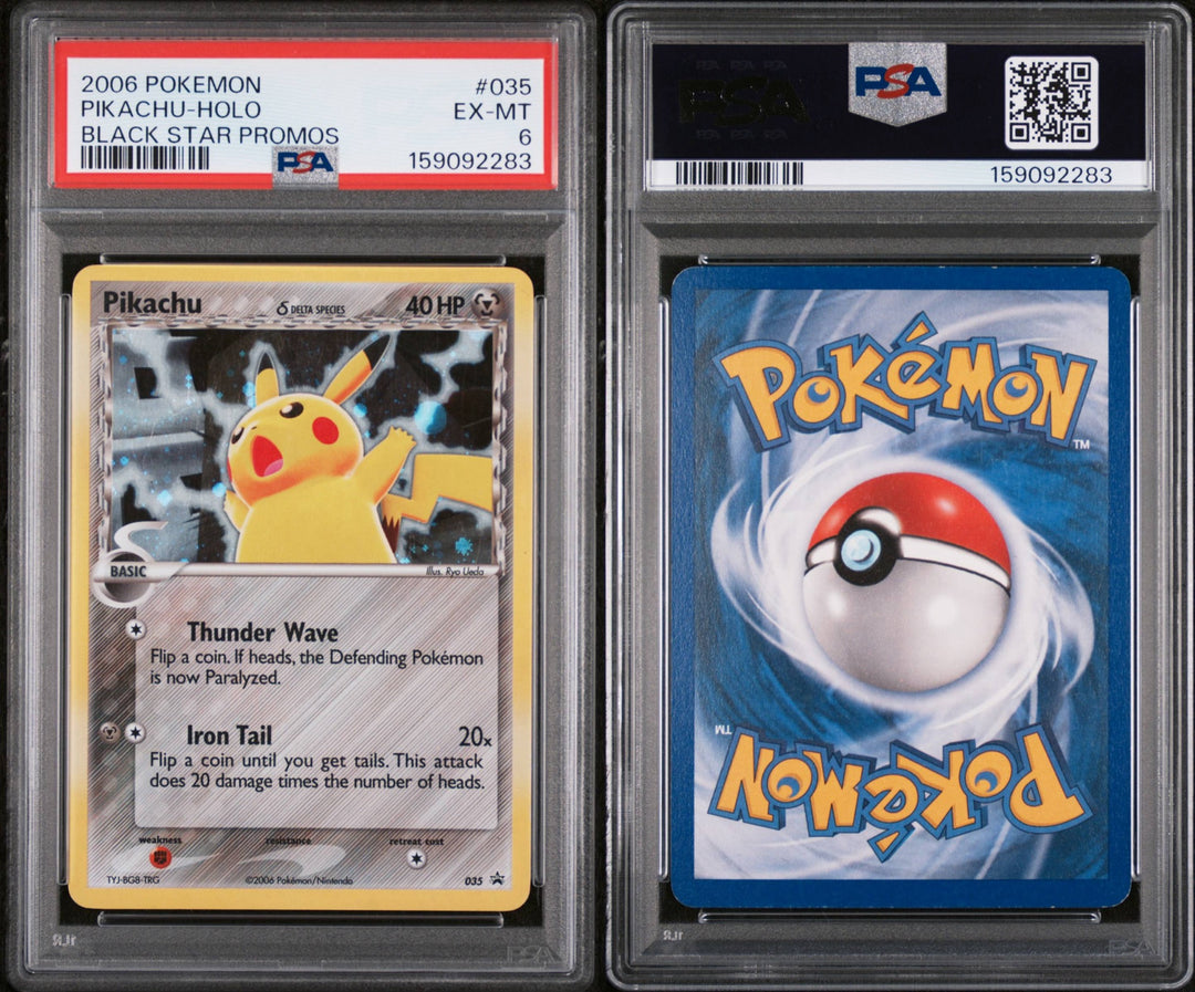 Black Star Promos Pikachu Holo 035 - PSA 6