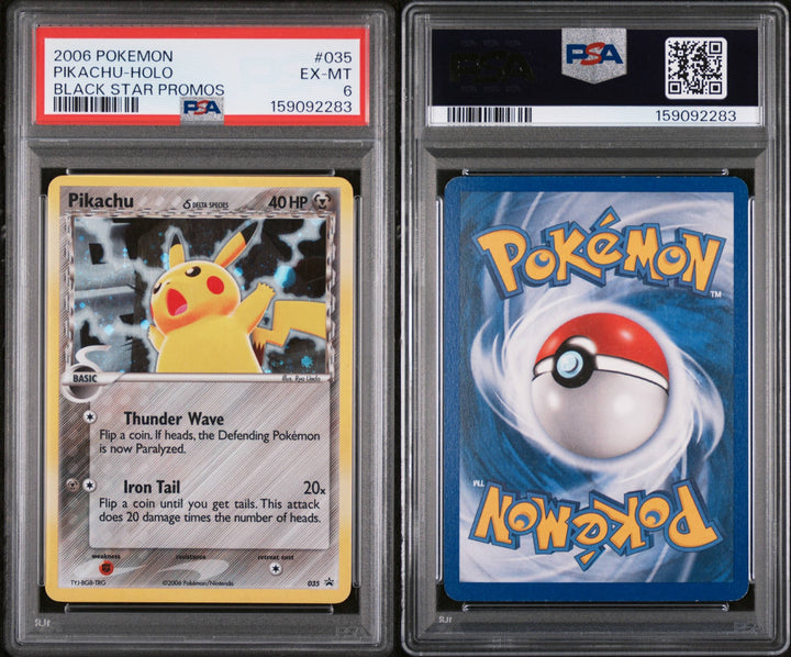 Black Star Promos Pikachu Holo 035 - PSA 6