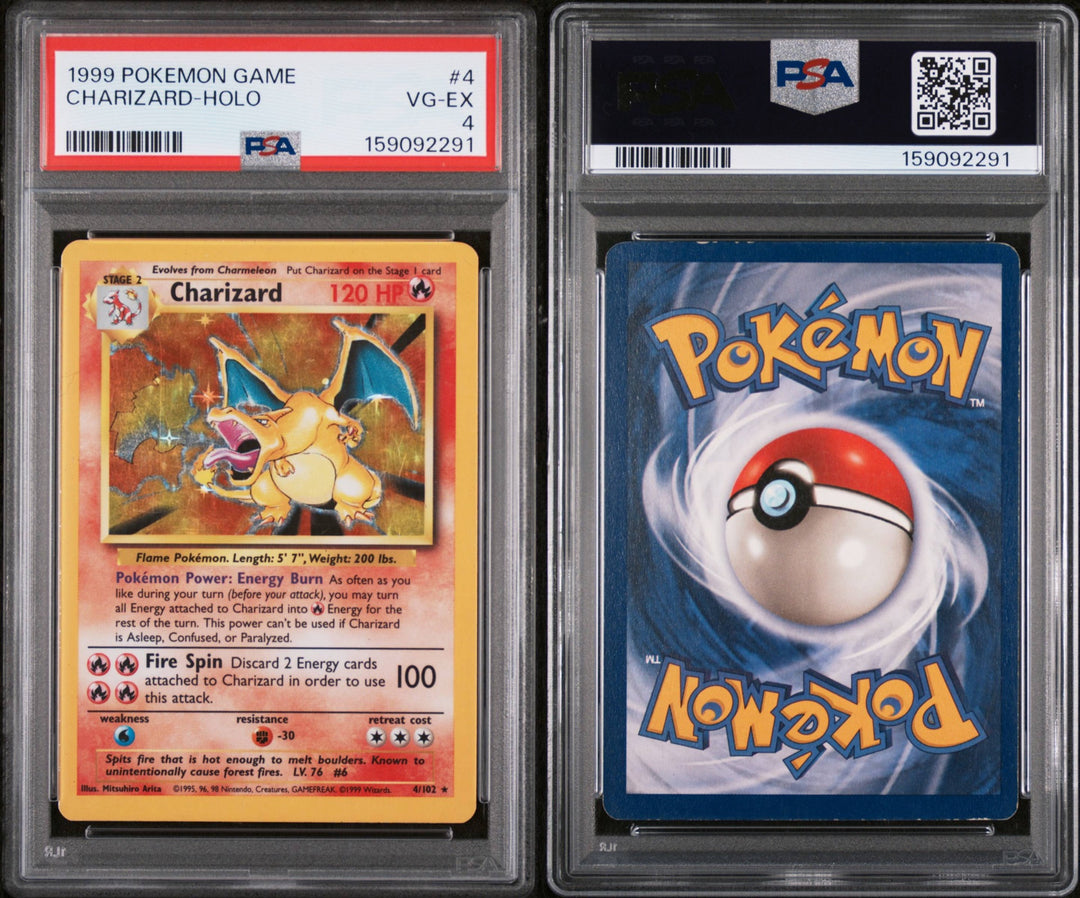 1999 Charizard Holo 4/102 - PSA 4