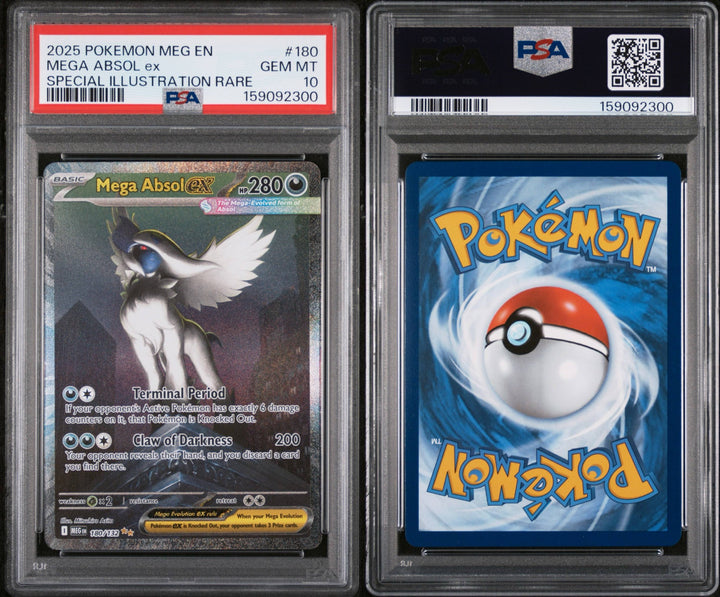 Mega Evolution Mega Absol ex 180/132 - PSA 10