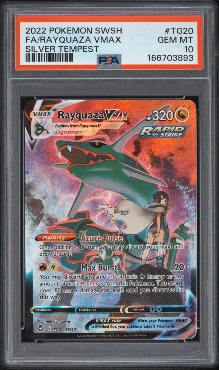 Silver Tempest Rayquaza Vmax TG20/TG30 - PSA 10